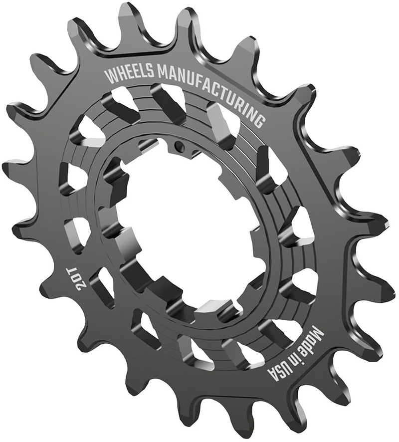 Load image into Gallery viewer, Wheels Manufacturing SOLO HG Cog - 20t Fits SOLO-HG Kits Black
