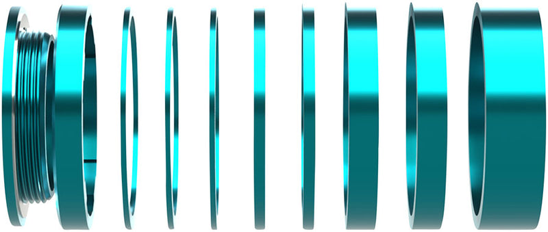 Load image into Gallery viewer, Wheels Manufacturing SOLO-HG Single Speed Conversion Kit - For HG Style Hubs Teal
