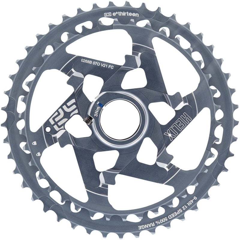 Load image into Gallery viewer, e*thirteen Helix Race Cassette - 12-Speed 9-45t Gray
