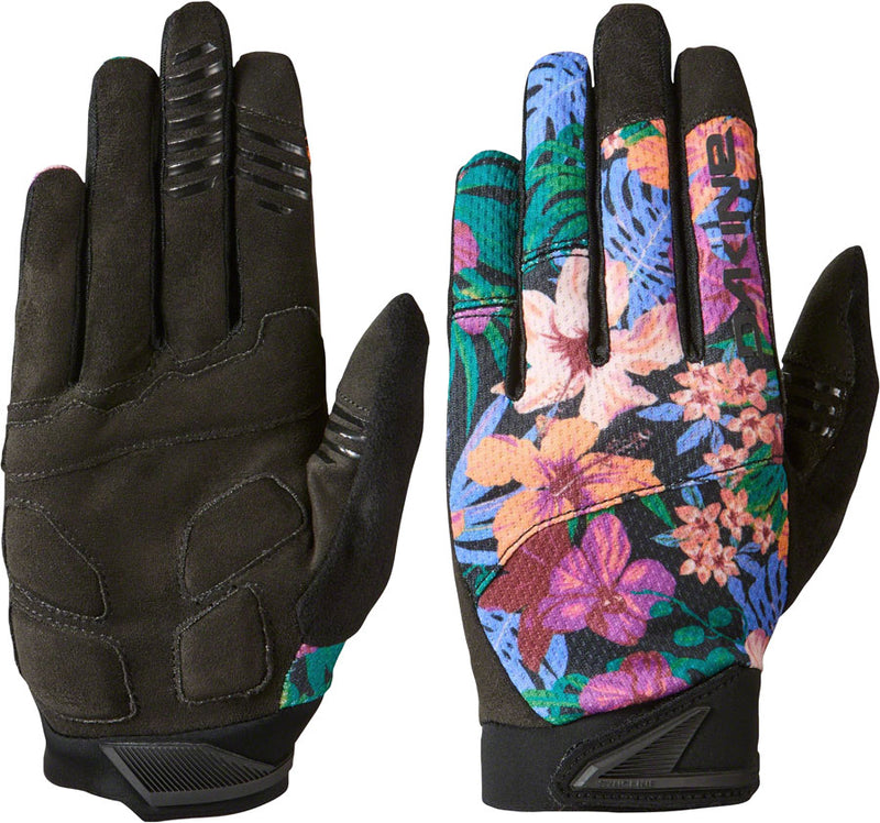 Load image into Gallery viewer, Dakine Syncline Gloves - Black/Tropical Full Finger Womens Large
