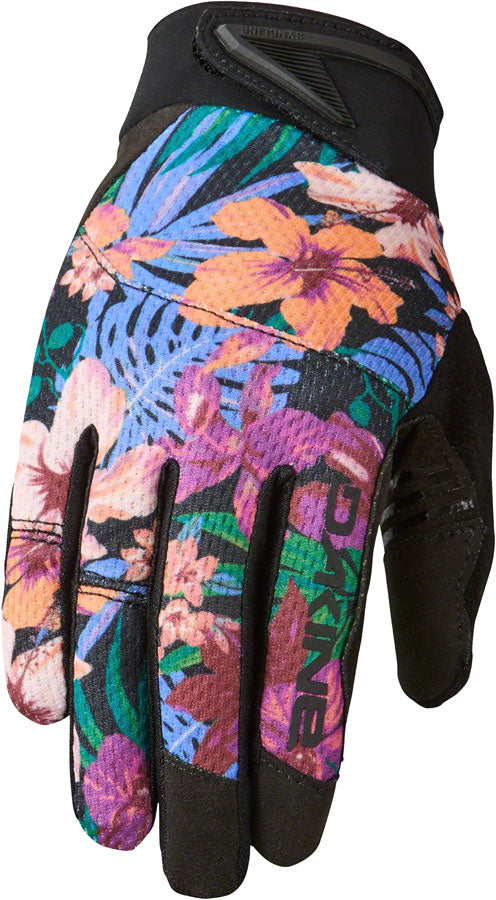Load image into Gallery viewer, Dakine Syncline Gloves - Black/Tropical Full Finger Womens Medium
