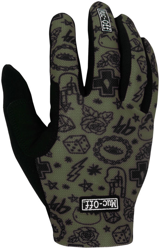Muc-Off Summer Lightweight Mesh Rider Gloves - Green Xlarge