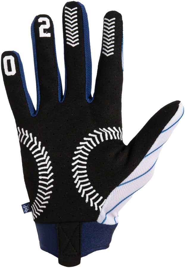 Load image into Gallery viewer, FUSE Omega Gloves - Ballpark Full Finger White/Blue Large

