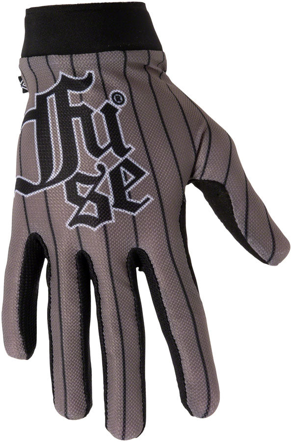 Load image into Gallery viewer, FUSE Omega Gloves - Ballpark Full Finger Silver/Black Large
