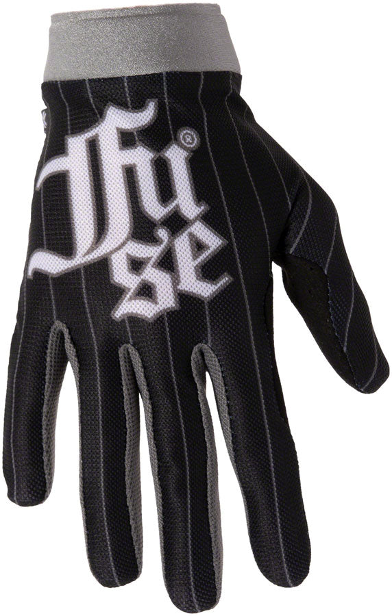 Load image into Gallery viewer, FUSE Omega Gloves - Ballpark Full Finger Black/Silver X-Large
