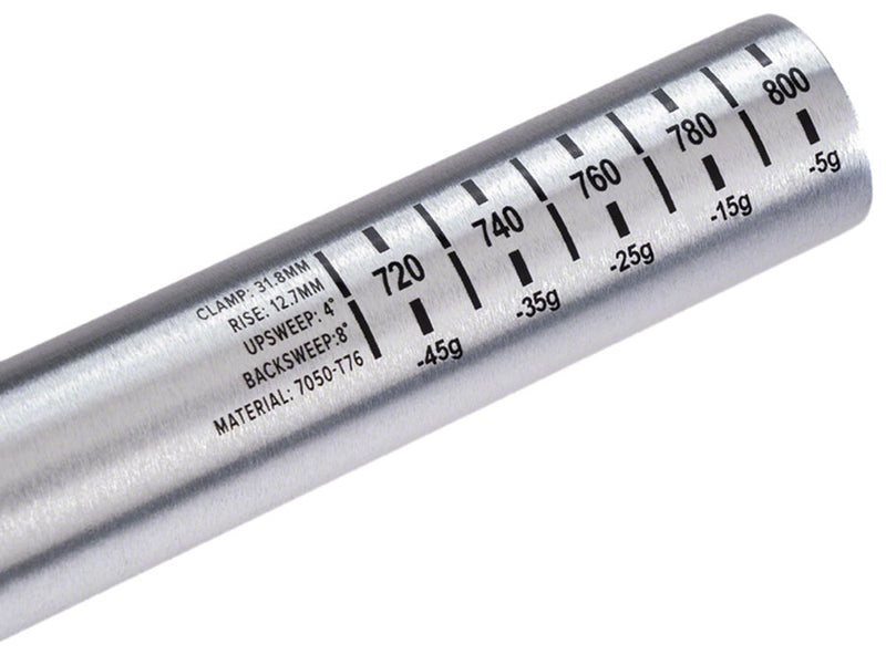Load image into Gallery viewer, ProTaper A12 Handlebar - 810mm 12mm Rise 31.8mm Aluminum Polished Silver
