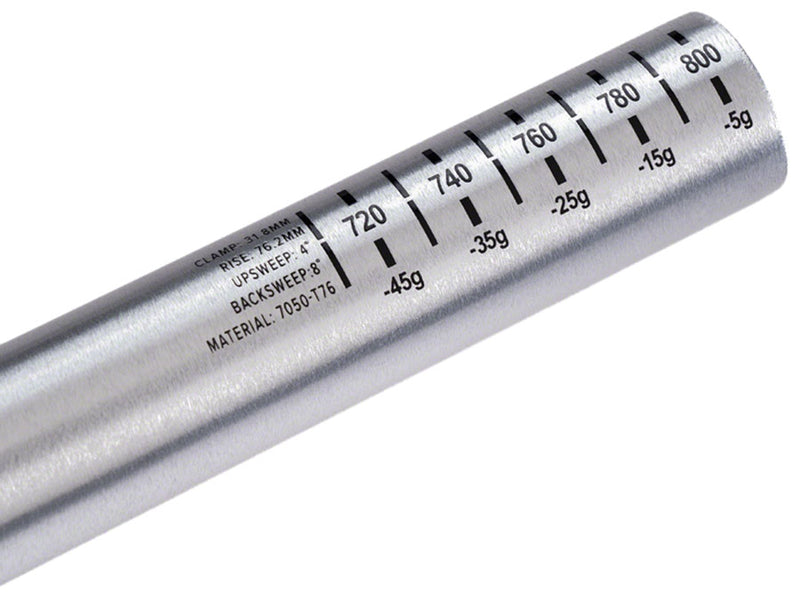Load image into Gallery viewer, ProTaper A76 Handlebar - 810mm 76mm Rise 31.8mm Aluminum Polished Silver
