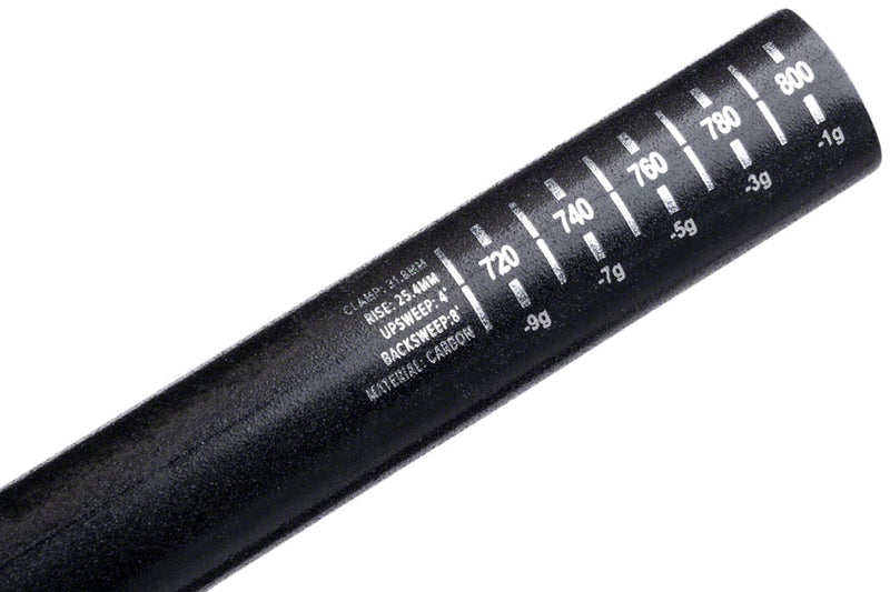 Load image into Gallery viewer, ProTaper C25 Handlebar - 810mm 25mm Rise 31.8mm Carbon Polish Black/Chrome
