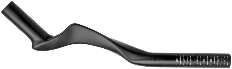 Load image into Gallery viewer, Profile Design 43 ASC Carbon Aerobar Extensions - Carbon 340mm Black
