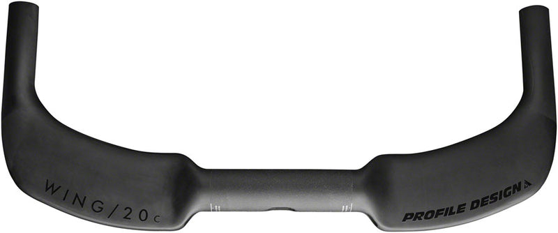 Load image into Gallery viewer, Profile Design WING/20c Base Bar - 31.8 Clamp 42cm Carbon Black
