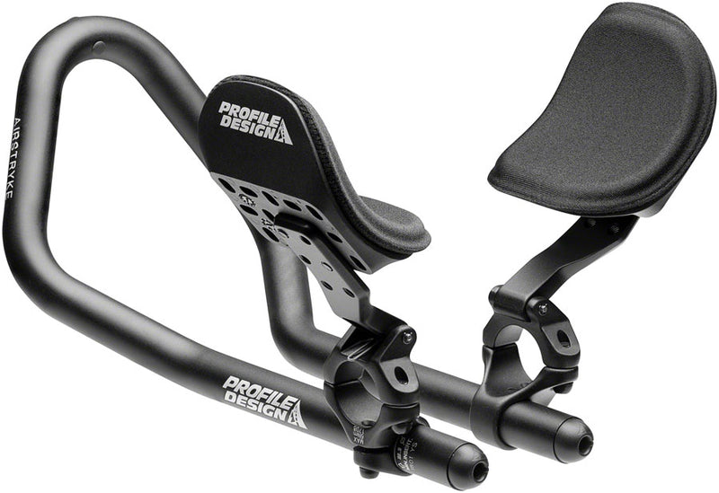 Load image into Gallery viewer, Profile Design Airstryke II Aluminum Aerobar Ergo Armrest L2 Flip-Up Bracket Matte BLK
