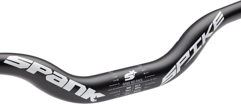 Load image into Gallery viewer, Spank Spike Race Bars 800mm Wide 50mm Rise 31.8mm Clamp Matte Black

