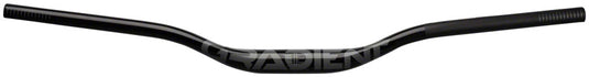 Full Speed Ahead Gradient Alloy Riser Handlebar - Aluminum 35mm Clamp 25mm Rise 800mm BLK B2