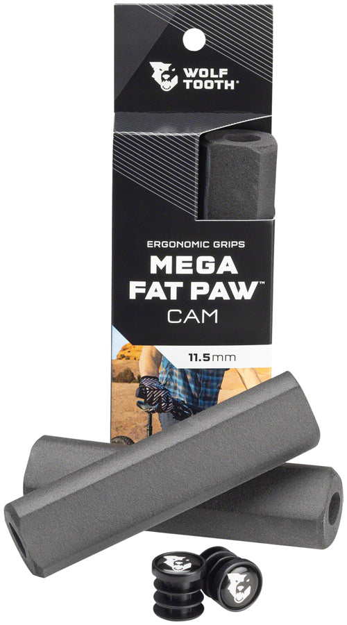 Load image into Gallery viewer, Wolf Tooth Mega Fat Paw Cam Grips - Black
