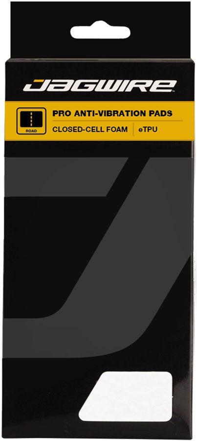 Load image into Gallery viewer, Jagwire Pro Anti-Vibration Handlebar Pad Set - eTPU Foam For Drop Bars White

