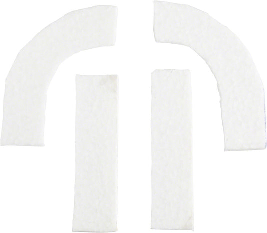 Jagwire Pro Anti-Vibration Handlebar Pad Set - eTPU Foam For Drop Bars White