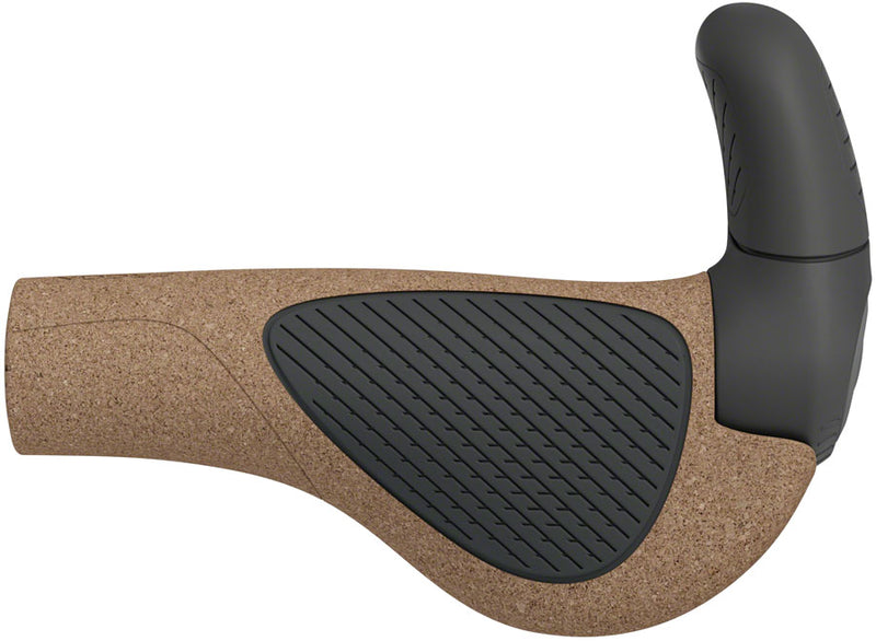 Load image into Gallery viewer, Ergon GP2 Evo BioKork Grips - Lock-On Large Black/Tan
