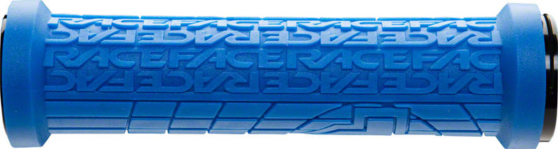 Load image into Gallery viewer, RaceFace Grippler Grips - Blue Lock-On 33mm
