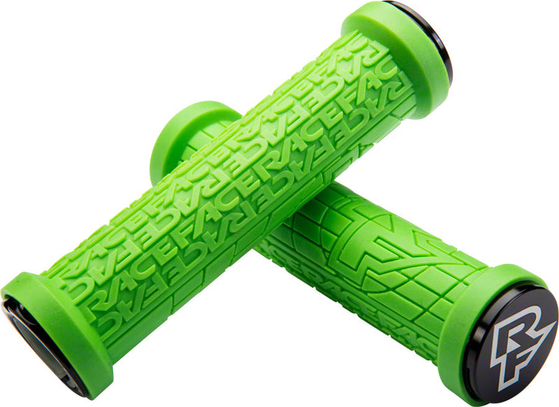 Load image into Gallery viewer, RaceFace Grippler Grips - Green Lock-On 33mm
