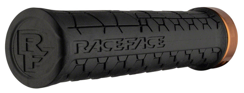 Load image into Gallery viewer, RaceFace Getta Grips - Lock-On 30mm Black/Kashmoney Gold
