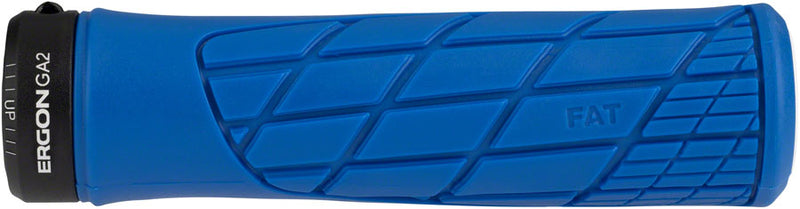 Load image into Gallery viewer, Ergon GA2 Fat Grips - Midsummer Blue Lock-On
