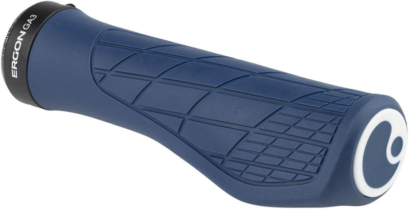 Load image into Gallery viewer, Ergon GA3 Grips - Nightride Blue Lock-On Small
