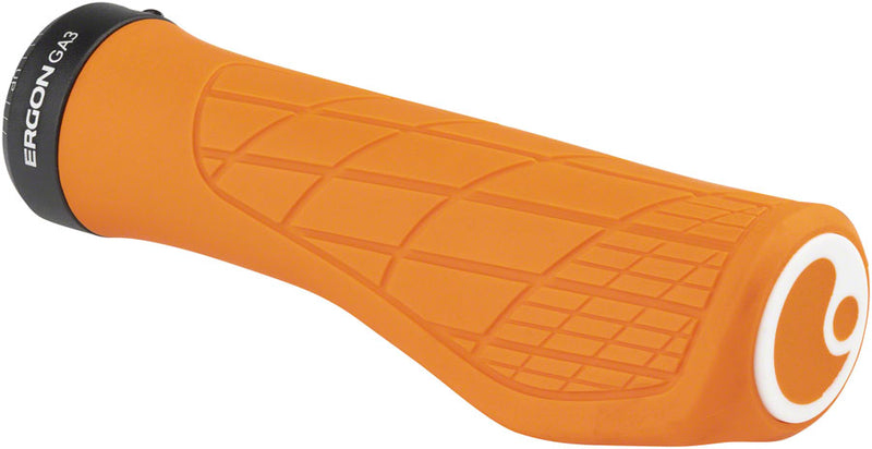 Load image into Gallery viewer, Ergon GA3 Grips - Juicy Orange Lock-On Small
