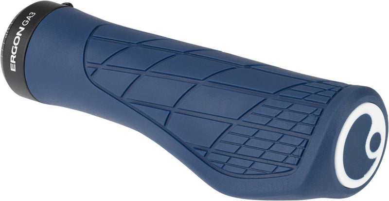 Load image into Gallery viewer, Ergon GA3 Grips - Nightride Blue Lock-On Large
