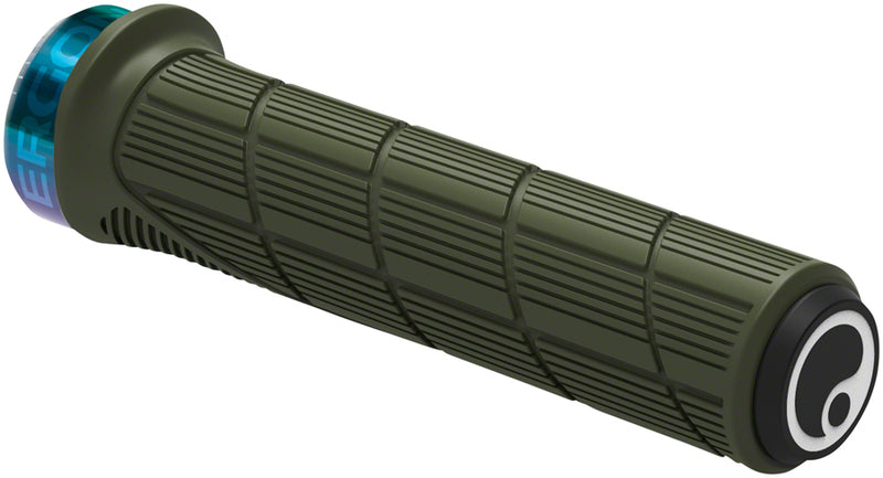 Load image into Gallery viewer, Ergon GD1 Evo Factory Slim Grips - Frozen Moss/Oil Slick Lock-On
