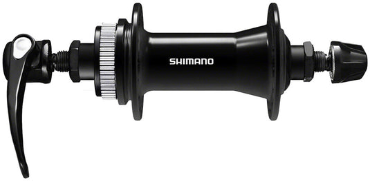Shimano Deore HB-QC400 Front Hub - QR x 100mm Center-Lock Disc Black 36H