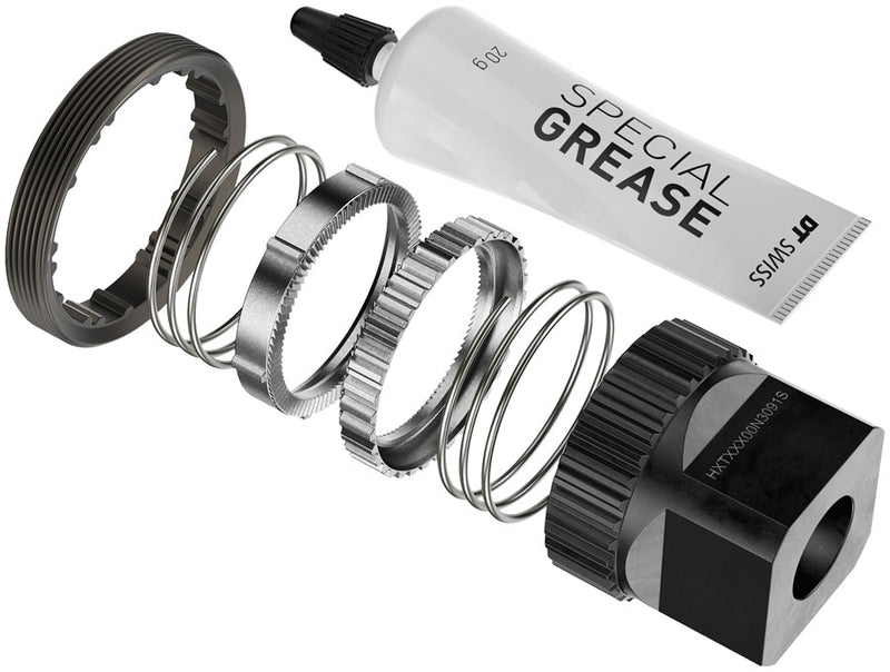 Load image into Gallery viewer, DT Swiss Ratchet DEG DF Anti-pedal Kickback System Upgrade Kit - 90t With Tool
