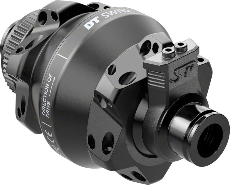 Load image into Gallery viewer, DT Swiss 350 Front Hub - 12 x 100mm Center-Lock BLK 24H Dynamo Shutter 35P Straight Pull
