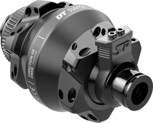 DT Swiss 350 Front Hub - 12 x 100mm Center-Lock BLK 24H Dynamo Shutter 35P Straight Pull