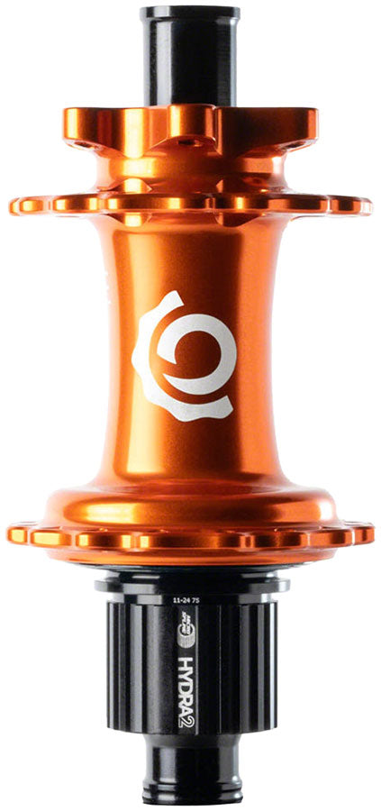 Load image into Gallery viewer, Industry Nine Hydra 2 Classic Rear Hub - 12 x 148mm 6-Bolt Micro Spline Orange 28H
