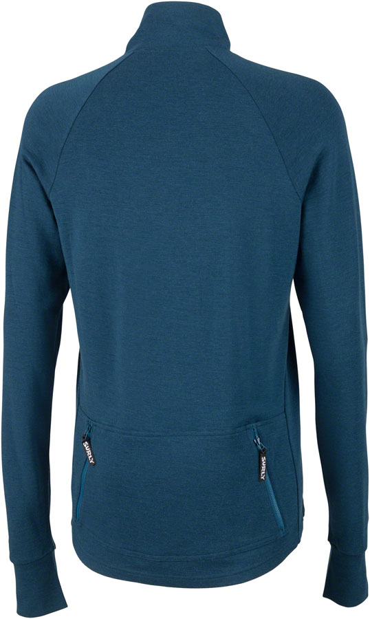 Load image into Gallery viewer, Surly Merino Wool Jersey - Navy Long Sleeve Men's Large
