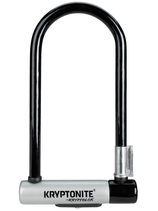 Kryptonite KryptoLok U-Lock - 4 x 9" Keyed Black Includes bracket