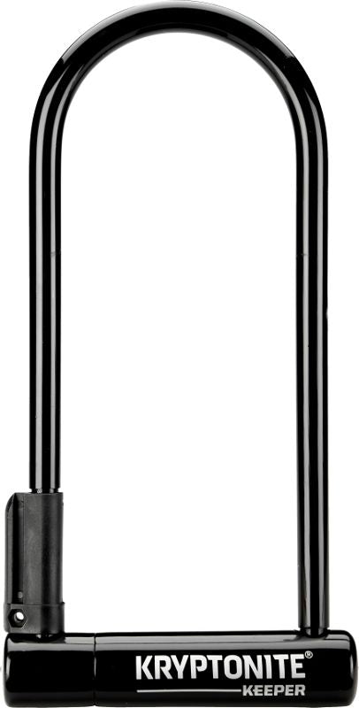 Load image into Gallery viewer, Kryptonite Keeper U-Lock - 4 x 10" Keyed Black Includes bracket
