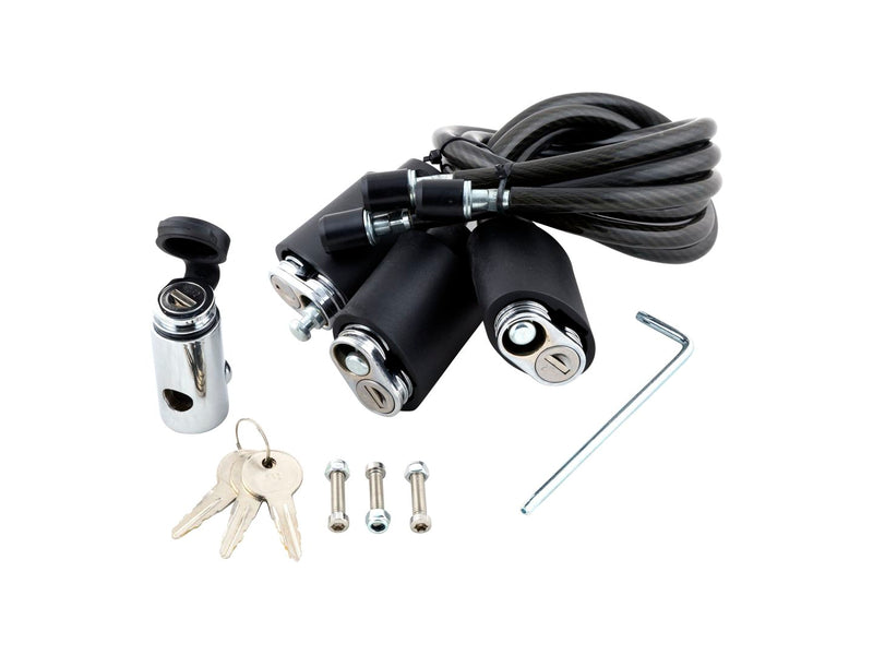 Load image into Gallery viewer, Car Rack Part Kuat Cable Lock w/Lock Hitch Pin Triple Black
