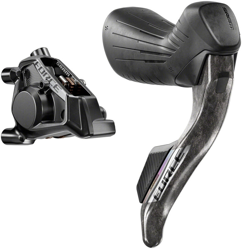 Load image into Gallery viewer, SRAM Force eTap AXS HRD Shift/Brake Lever Hydraulic Disc Caliper - Right/Rear Flat Mount 20mm Offset 1800mm Hose BLK E1
