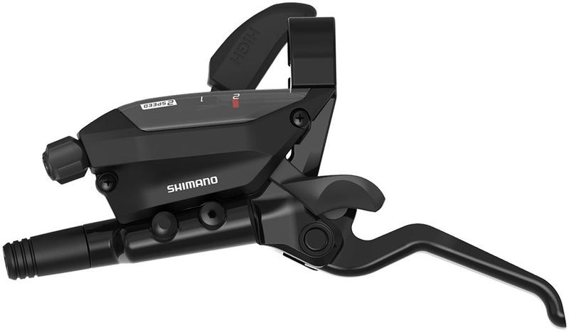 Load image into Gallery viewer, Shimano ST-EF515-2L EZ Fire Plus Shift/Brake Lever - Left 2x Shift Optical Gear Display For Hydraulic Disc Brake BLK
