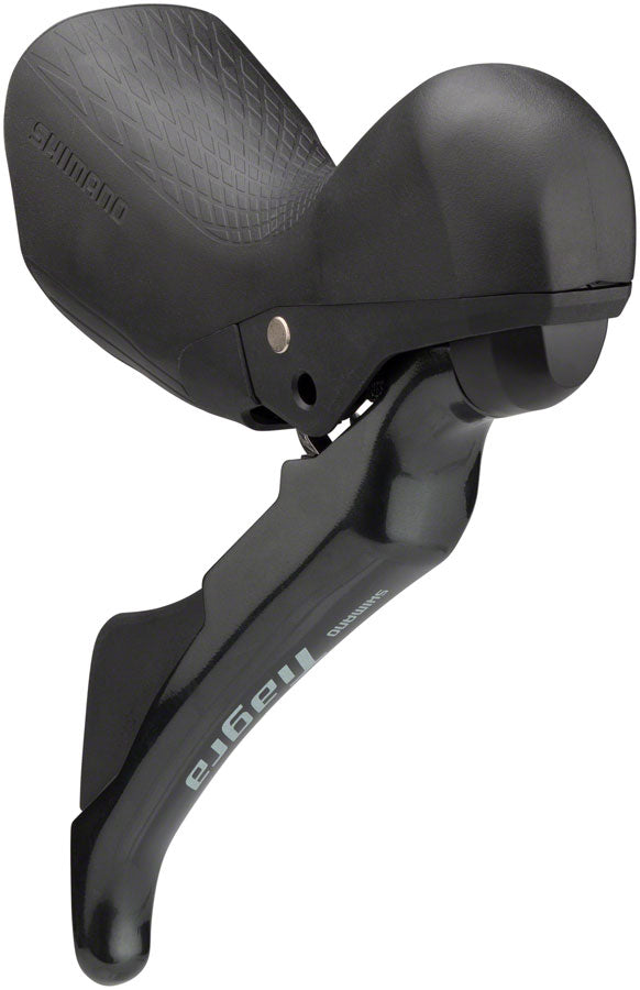 Load image into Gallery viewer, Shimano Tiagra ST-4720/BR-4770 Mechanical Shift/Hydraulic Brake Lever Caliper - Rear Flat Mount Finned Resin Pads BLK
