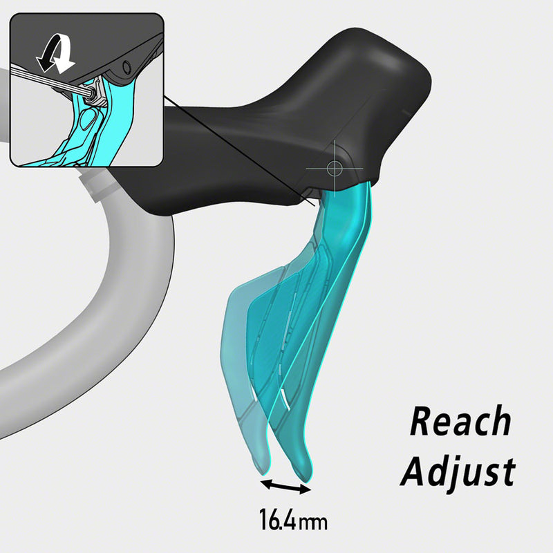 Load image into Gallery viewer, Shimano 105 ST-R7170-RE Di2 Shift/Brake Lever - Right 12-Speed Black
