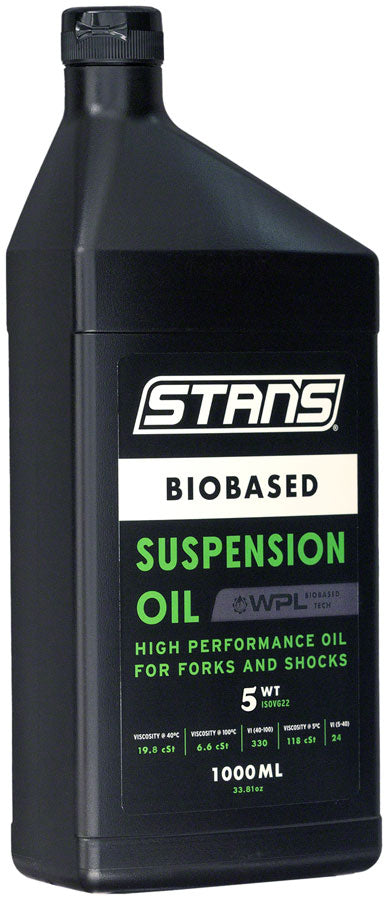 Load image into Gallery viewer, Stan's Biobased Suspension Oil - 5WT 1L
