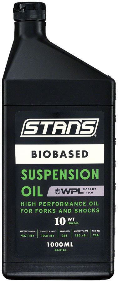 Load image into Gallery viewer, Stan's Biobased Suspension Oil - 10WT 1L
