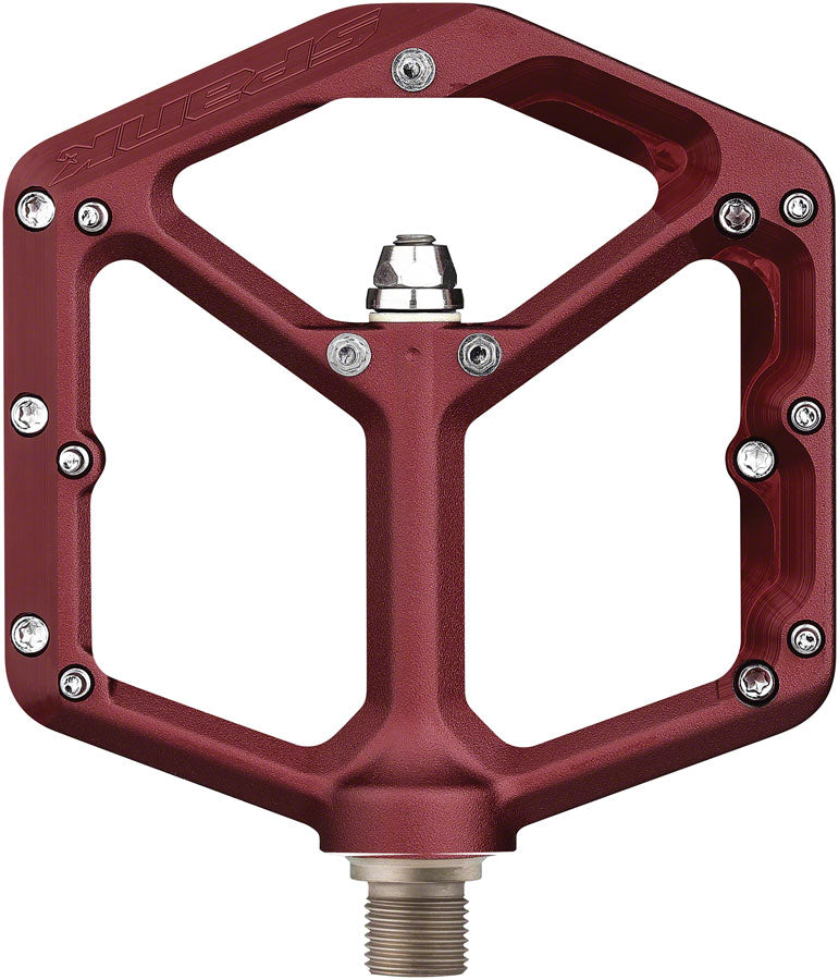 Load image into Gallery viewer, Spank Oozy Pedals - Platform Aluminum 9/16" Red
