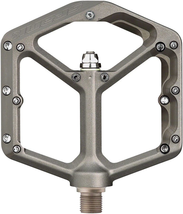 Load image into Gallery viewer, Spank Oozy Pedals - Platform Aluminum 9/16" Gun Metal
