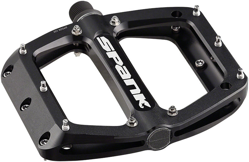 Load image into Gallery viewer, Spank Spoon 110 Pedals - Platform Aluminum 9/16" 110mm Wide Black

