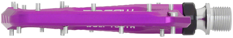 Load image into Gallery viewer, Wolf Tooth Ripsaw Aluminum Pedals - Platform Aluminum 9/16" Ultraviolet Purple
