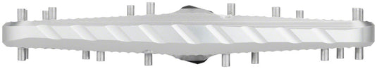 Wolf Tooth Ripsaw Aluminum Pedals - Platform Aluminum 9/16" Black Raw Silver