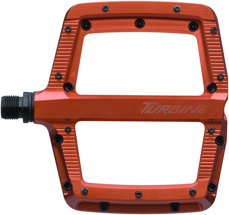 Load image into Gallery viewer, RaceFace Turbine Pedals - Platform Aluminum 9/16" FOX Orange
